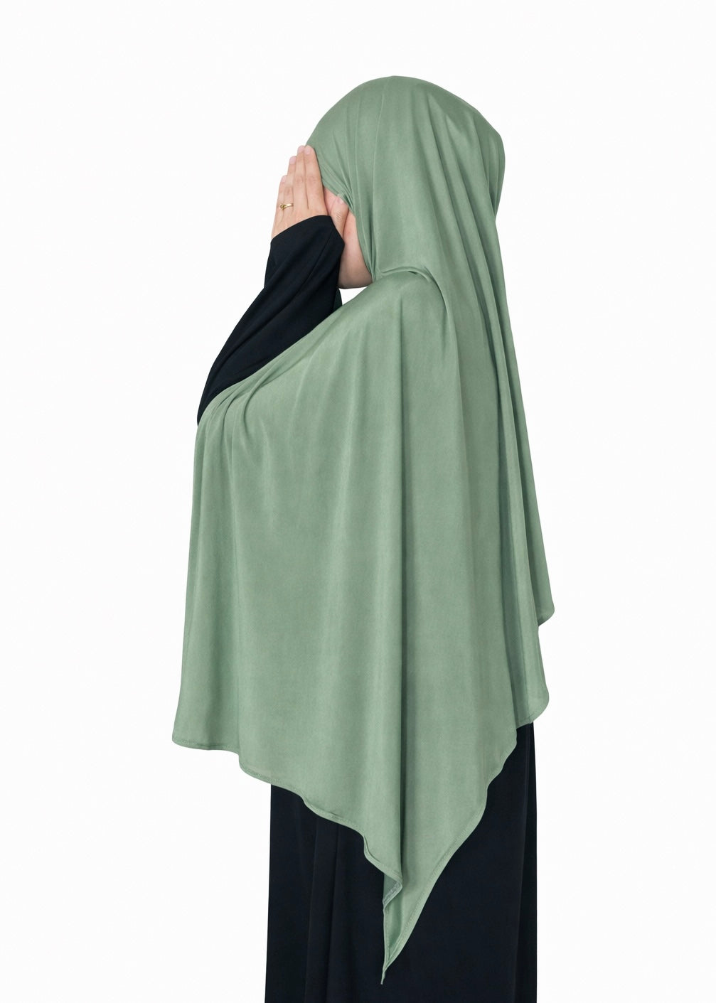 Hijab jersey liquide Sage Green