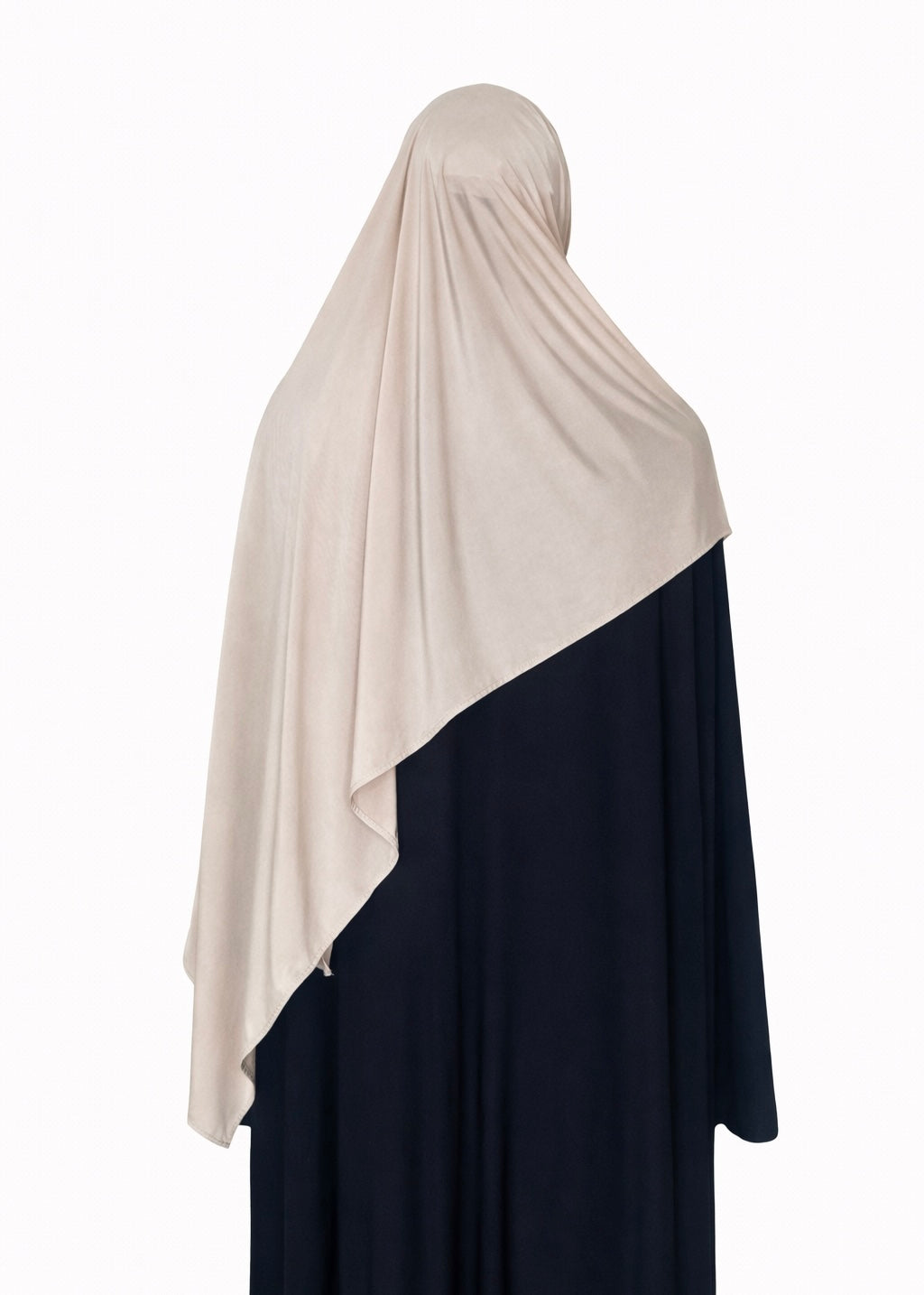 Hijab jersey liquide Beige