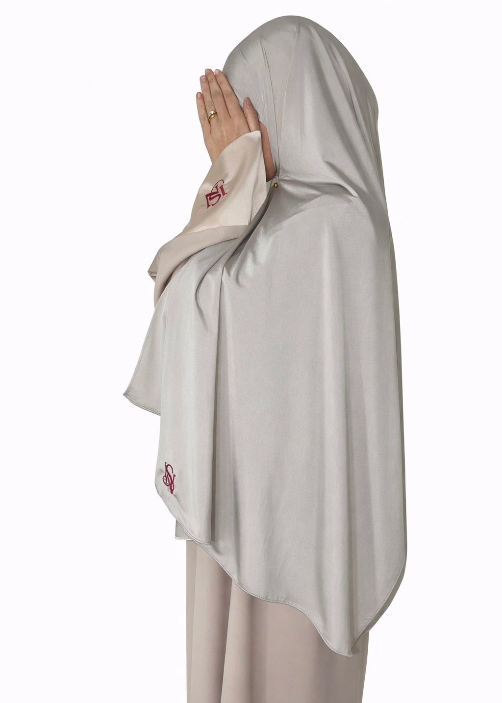 Hijab en jersey premium satiné Soft Ivory