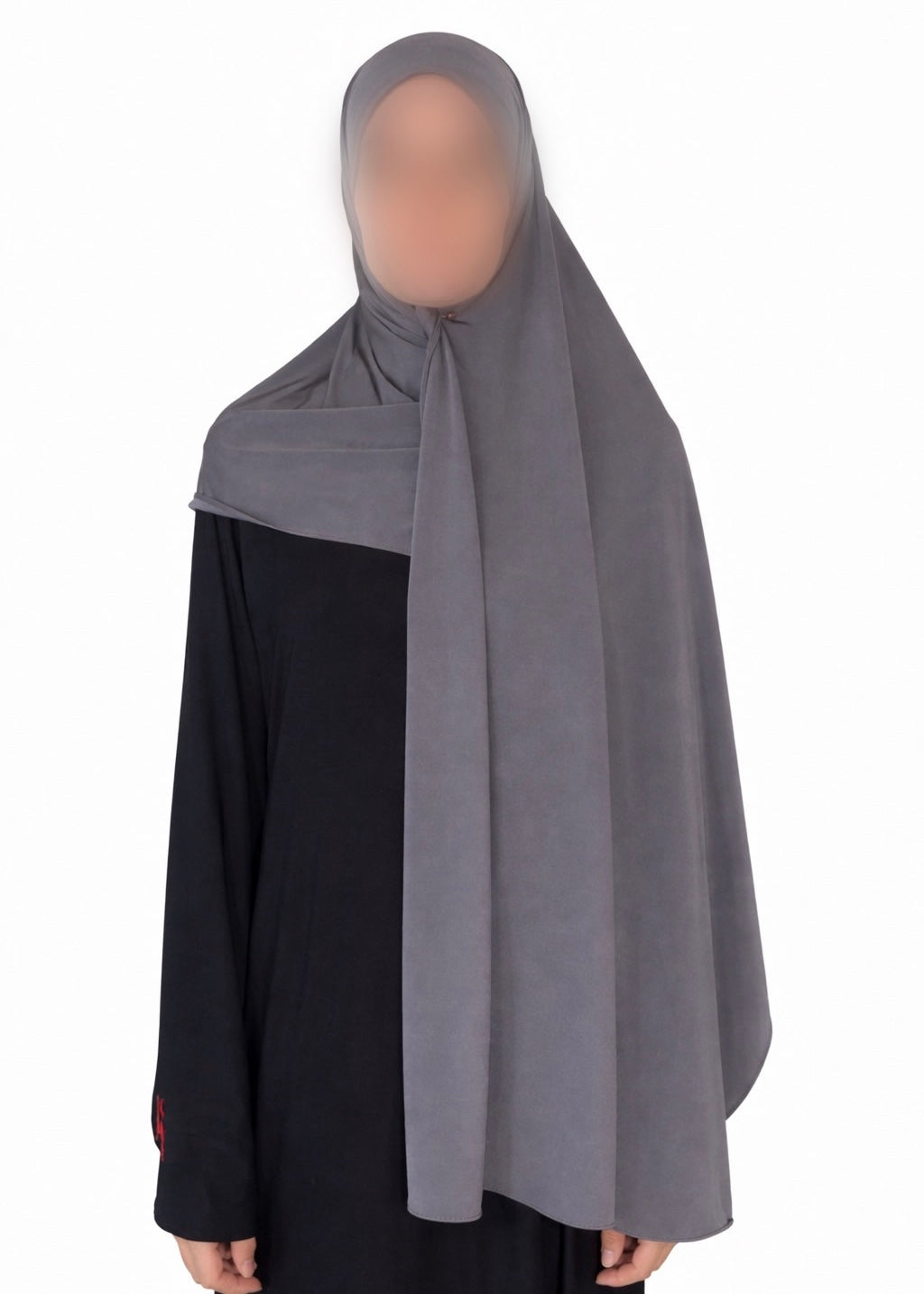 Hijab en jersey premium satiné Dark Grey
