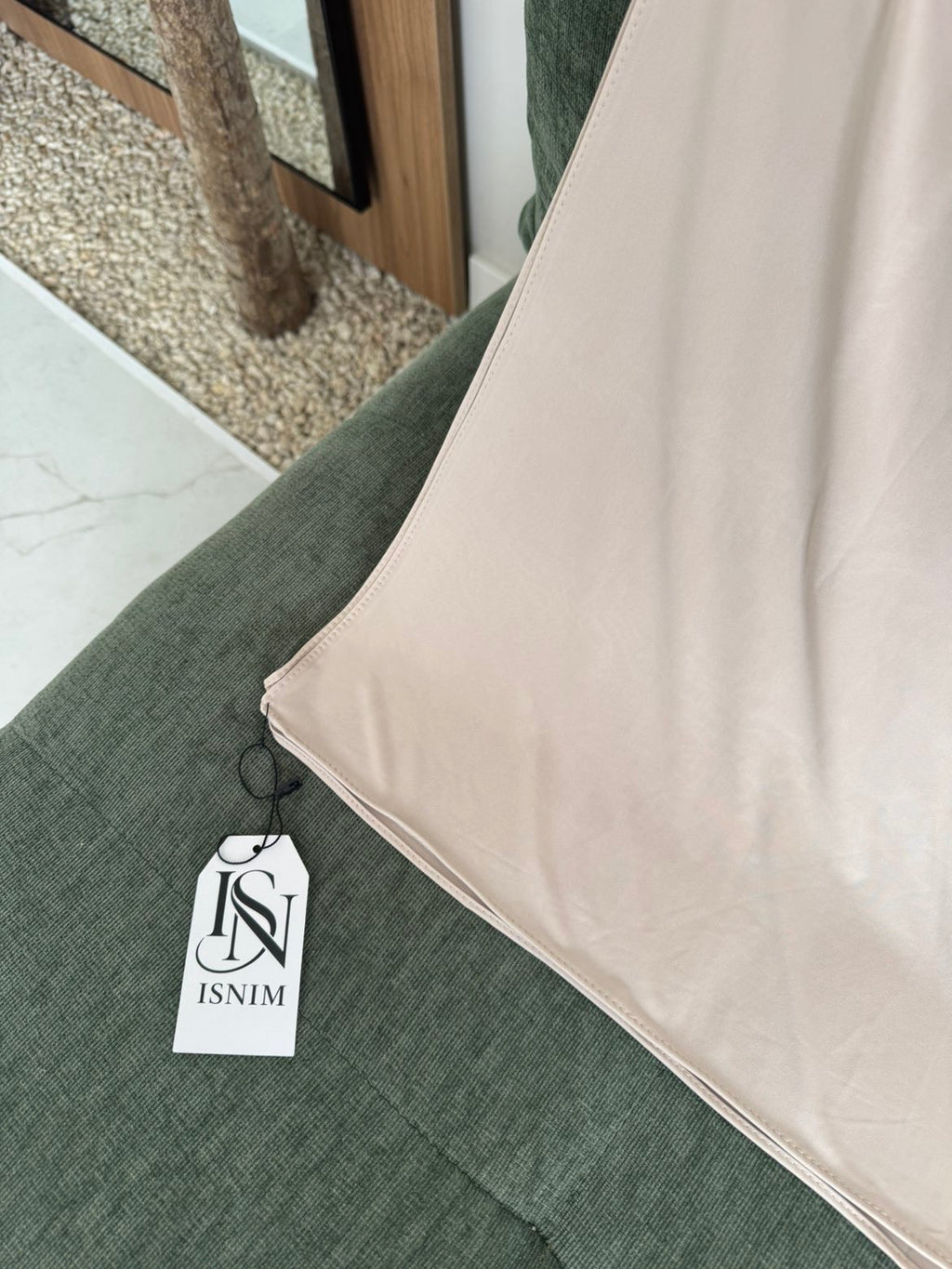Hijab jersey liquide Beige
