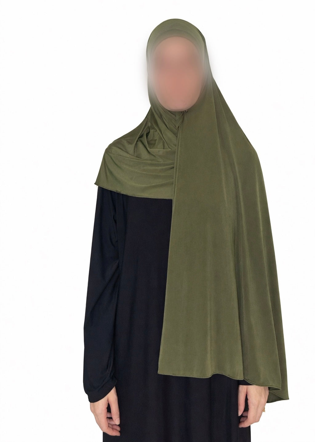Hijab jersey liquide Kaki