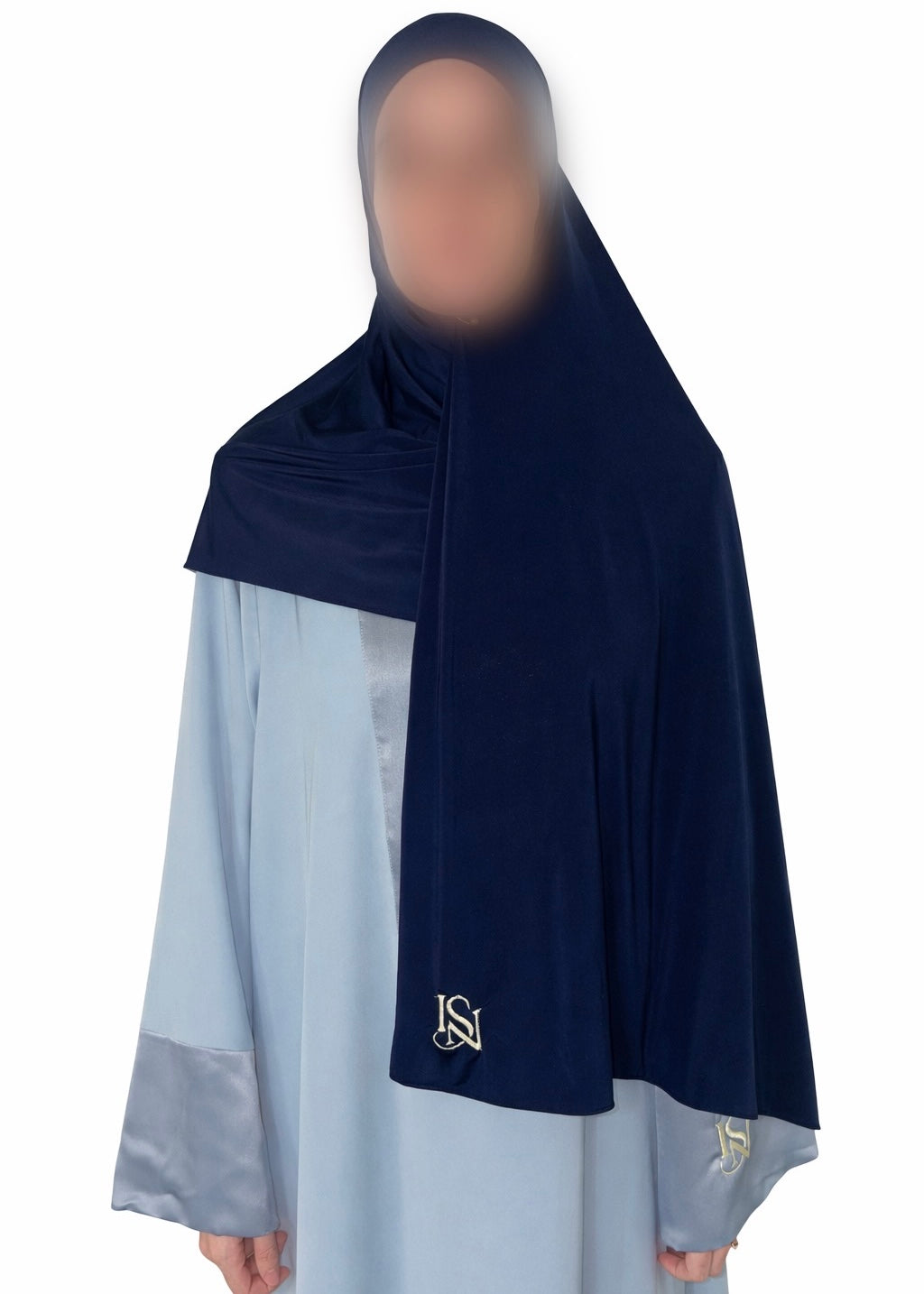 Hijab jersey liquide Navy Blue