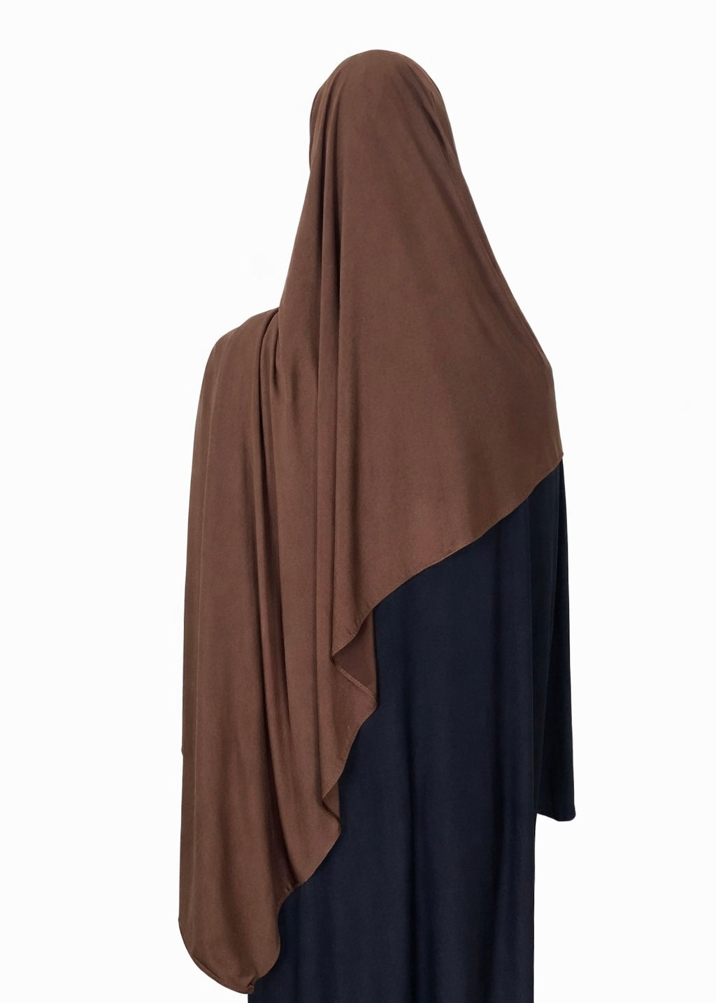 Hijab en jersey premium satiné Mocha brown