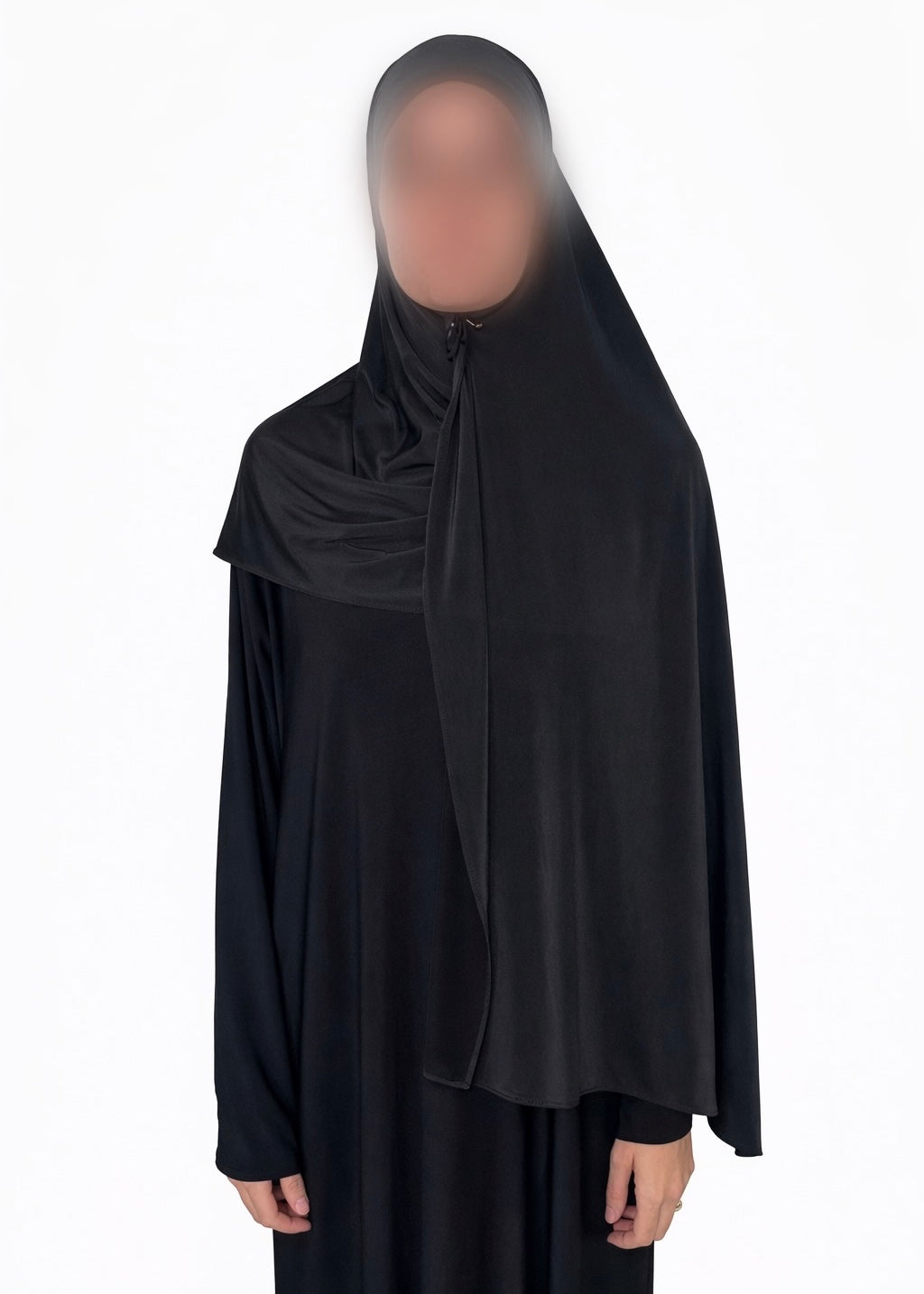Hijab jersey liquide Black