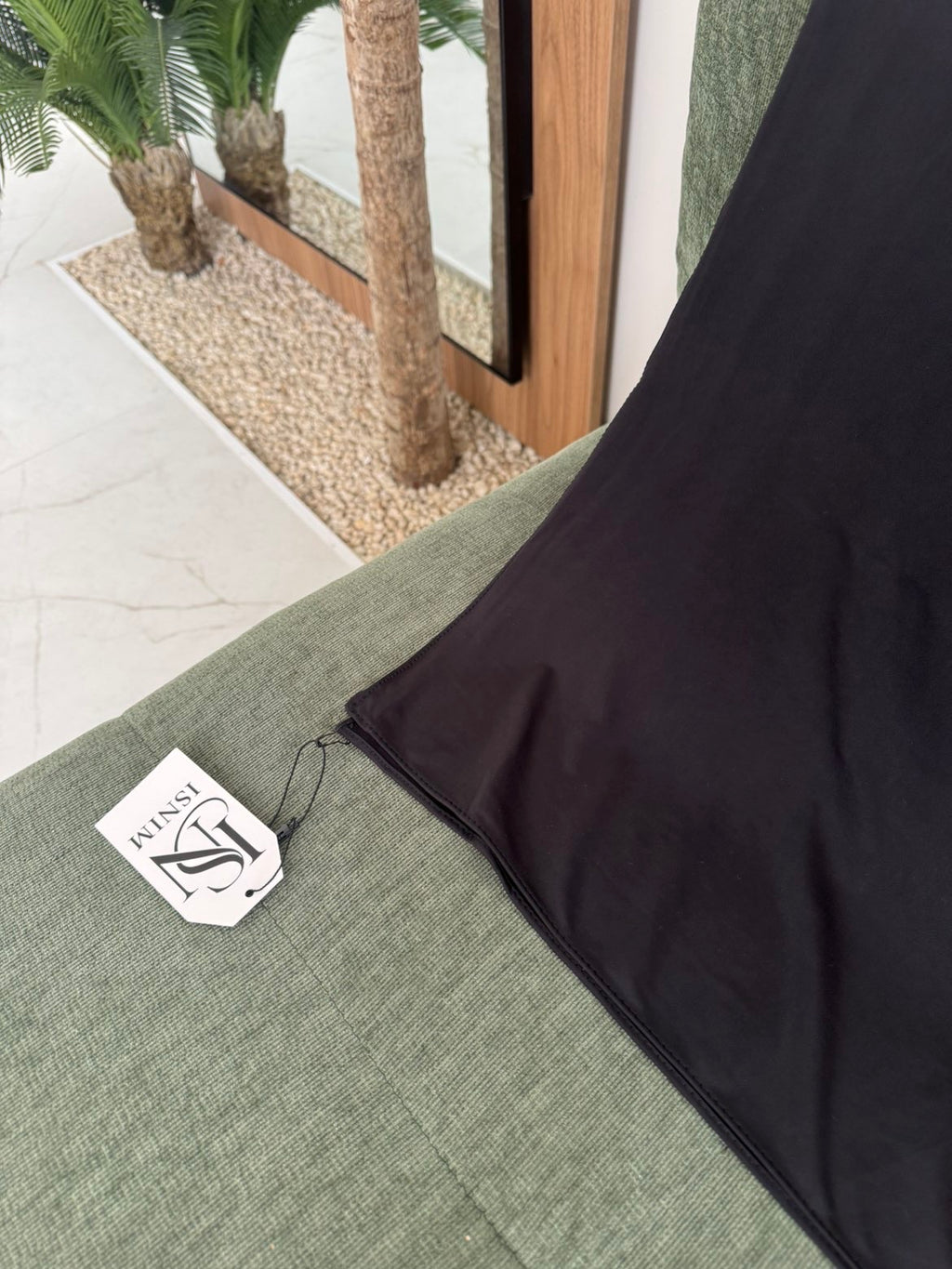 Hijab en jersey premium satiné Black