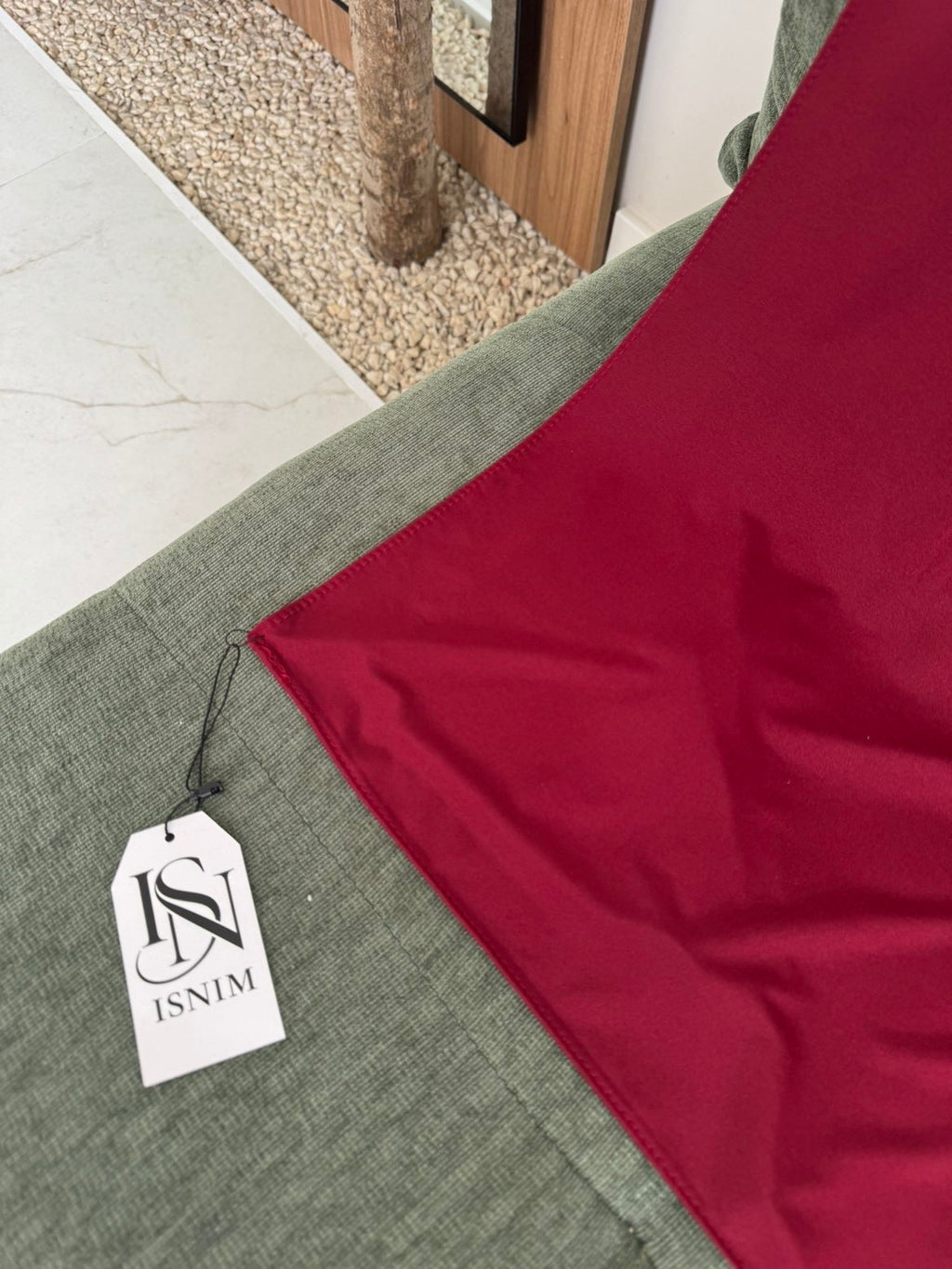 Hijab en jersey premium satiné Deep Ruby