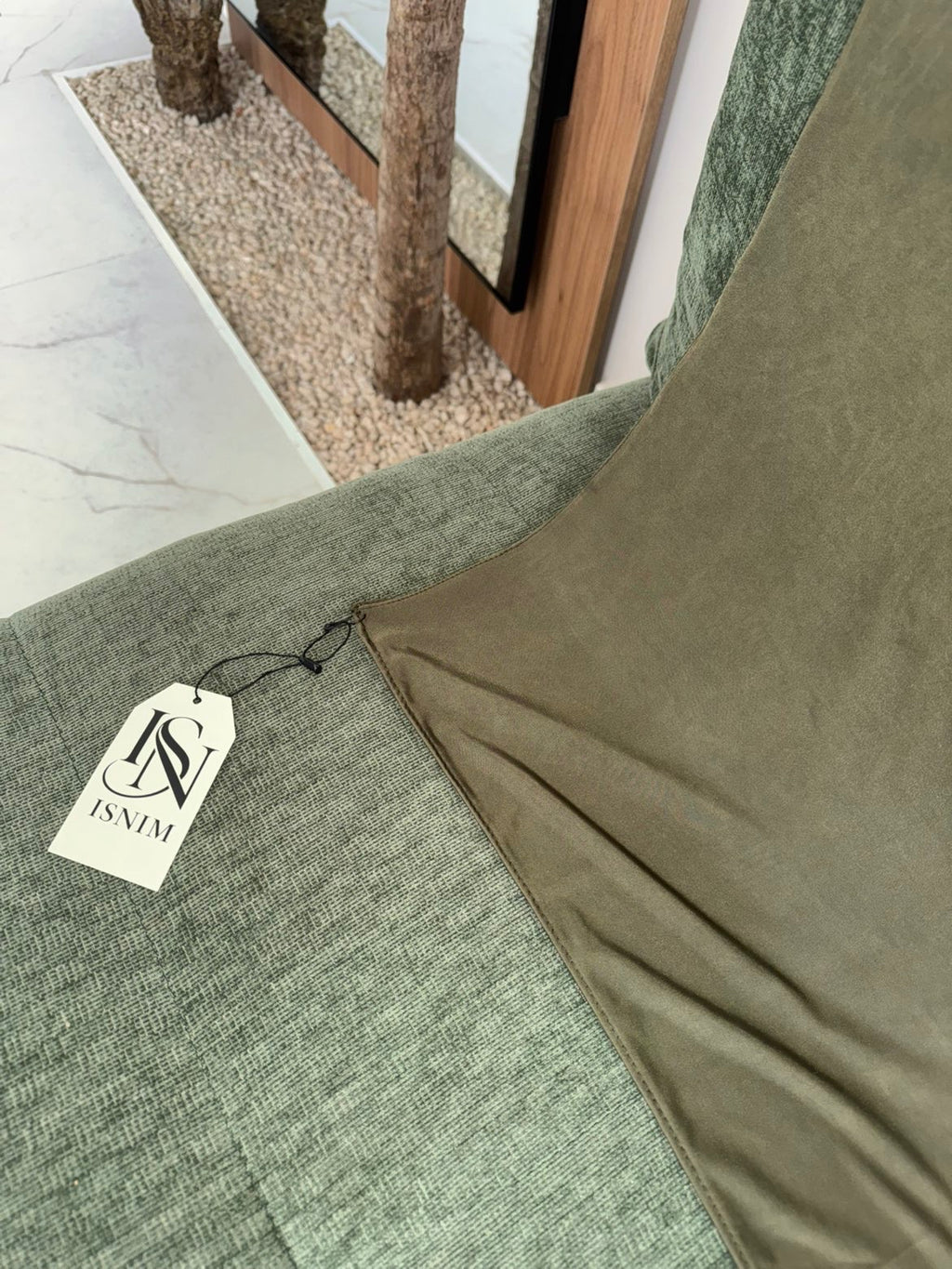 Hijab en jersey premium satiné Kaki