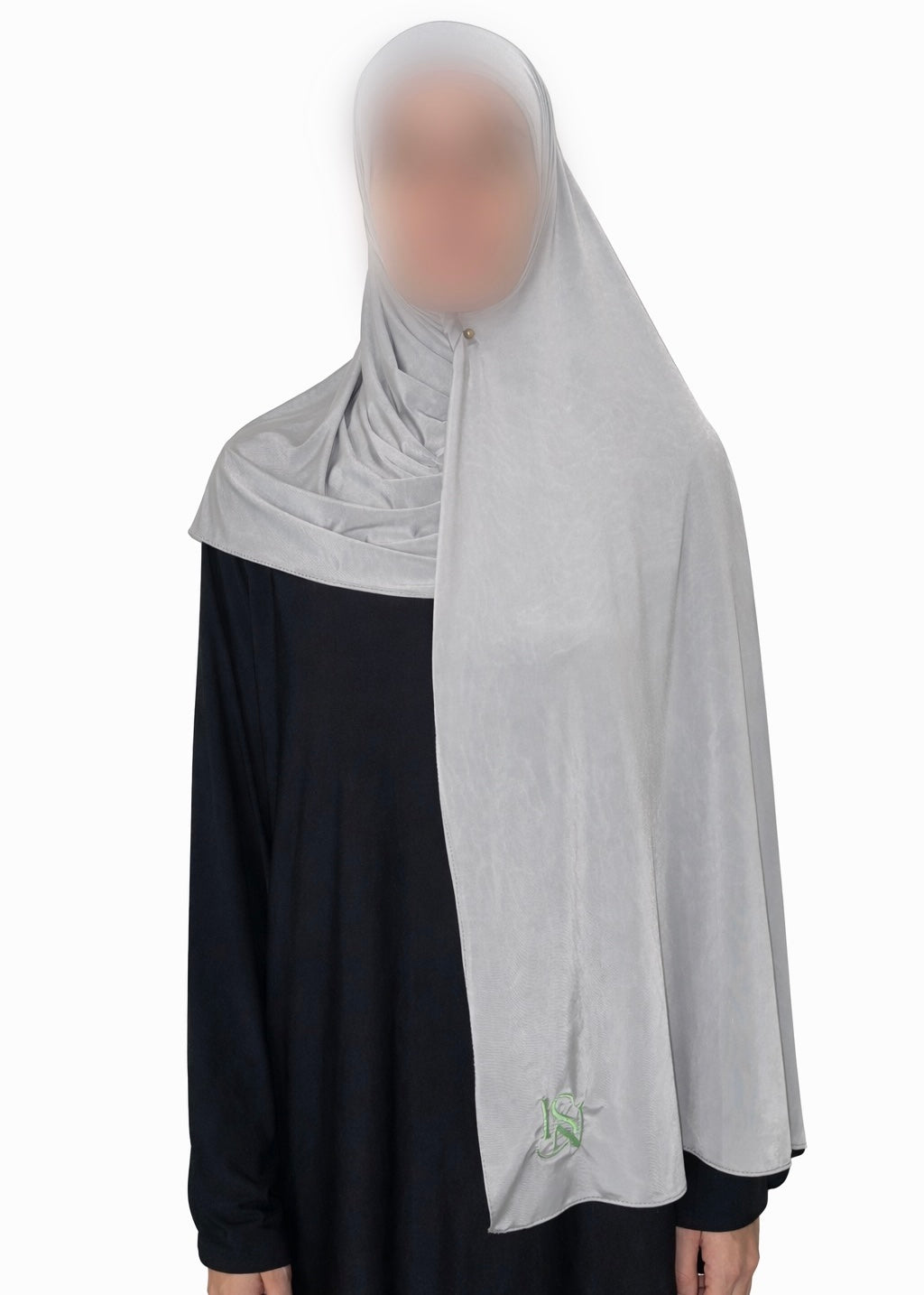 Hijab jersey liquide Pearl Grey