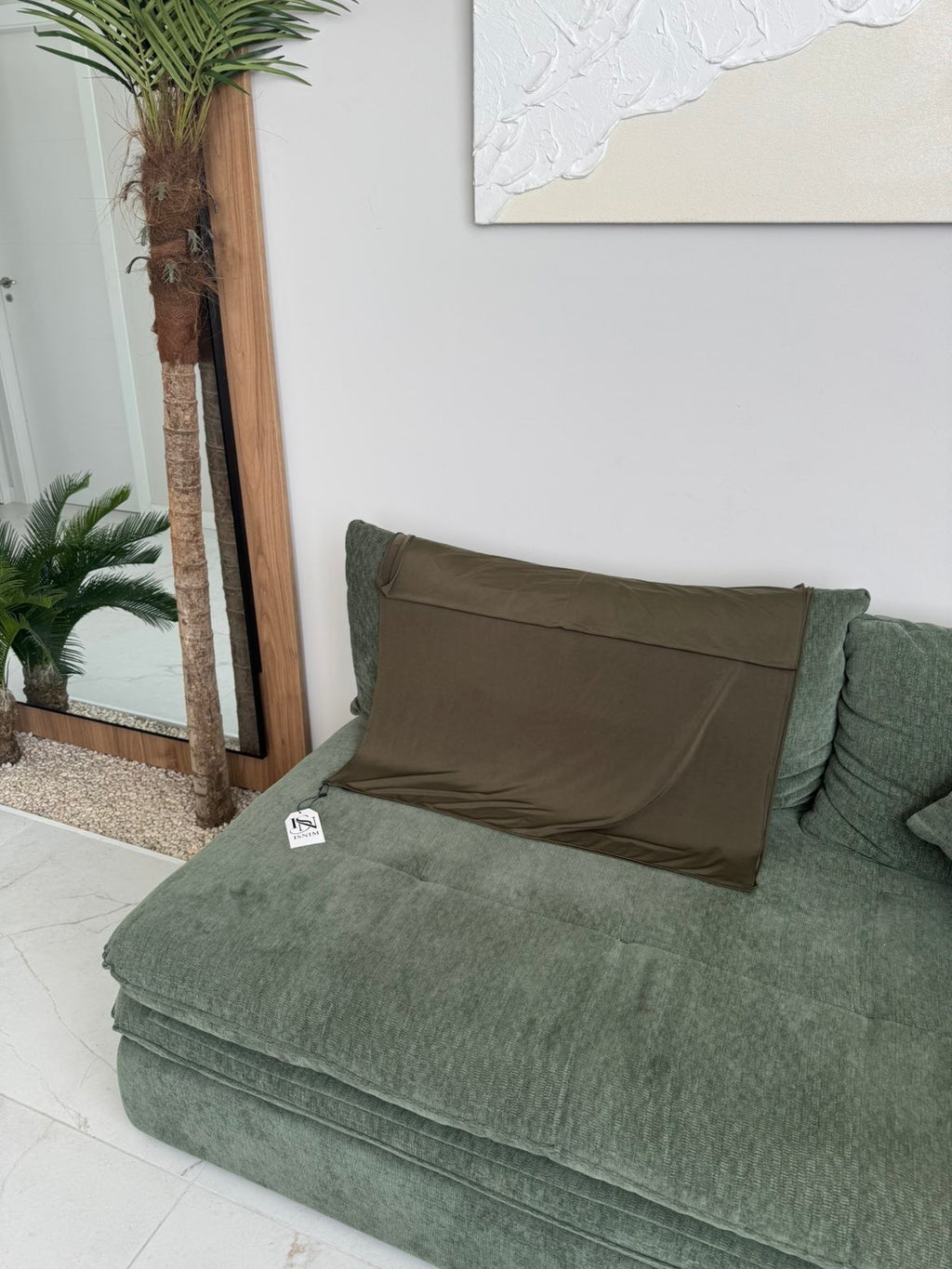 Hijab en jersey premium satiné Kaki