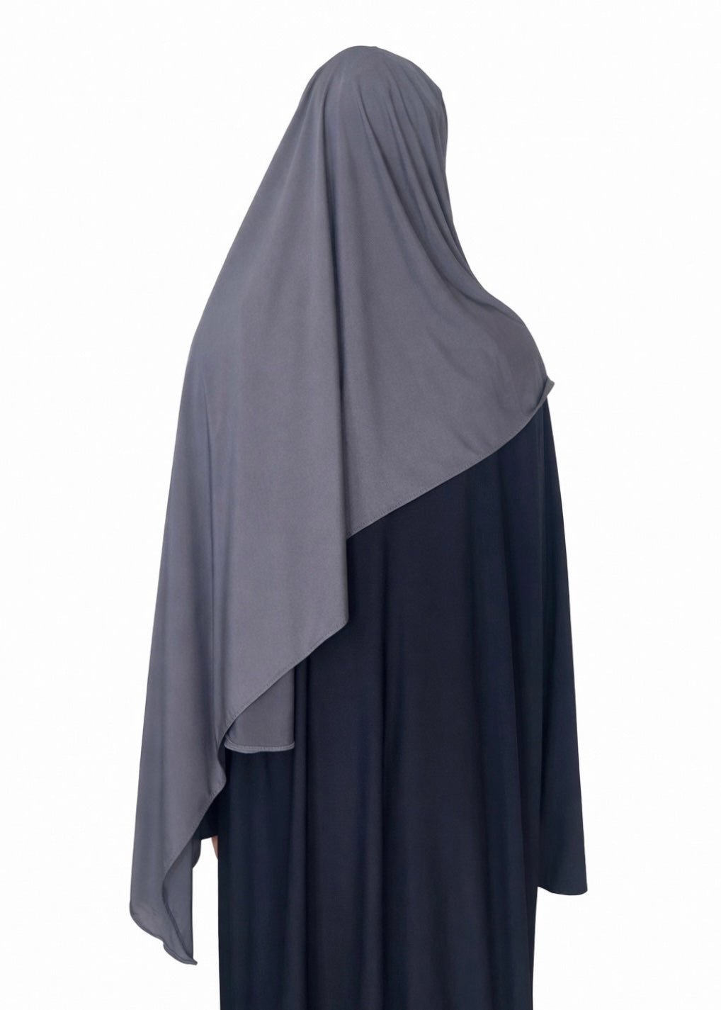 Hijab en jersey premium satiné Dark Grey