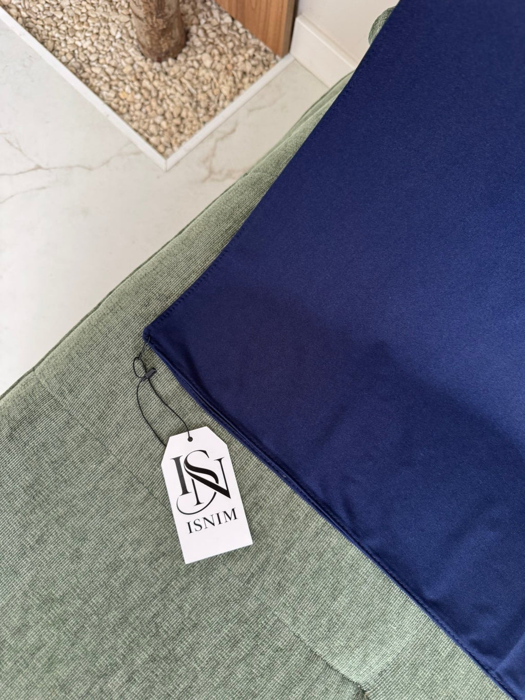 Hijab en jersey premium satiné Navy Blue