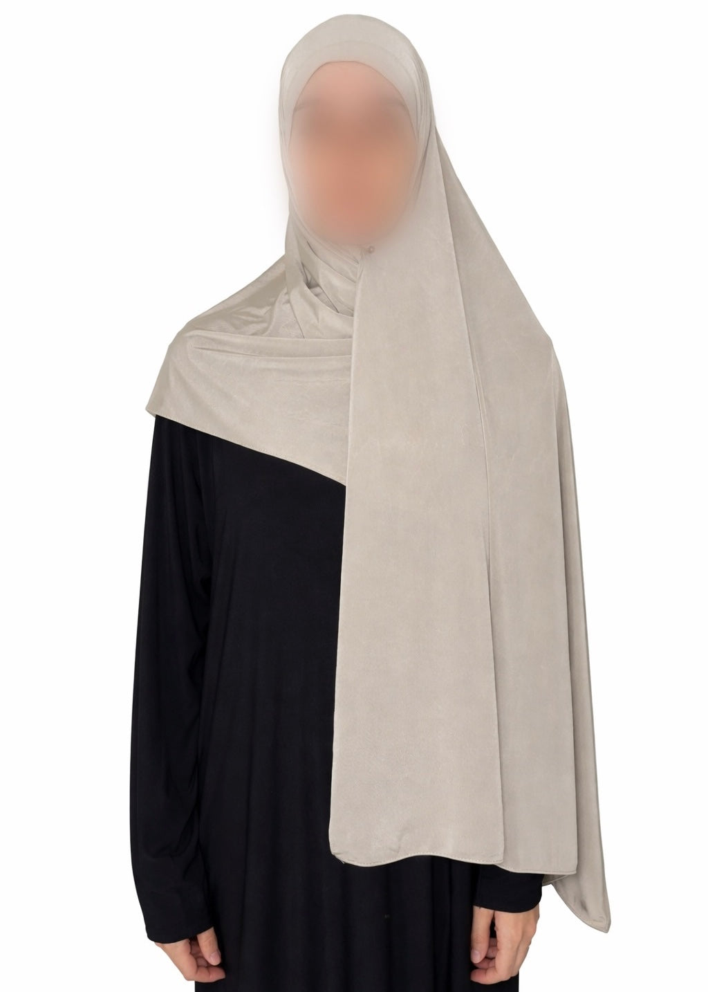 Hijab jersey liquide Sand Beige
