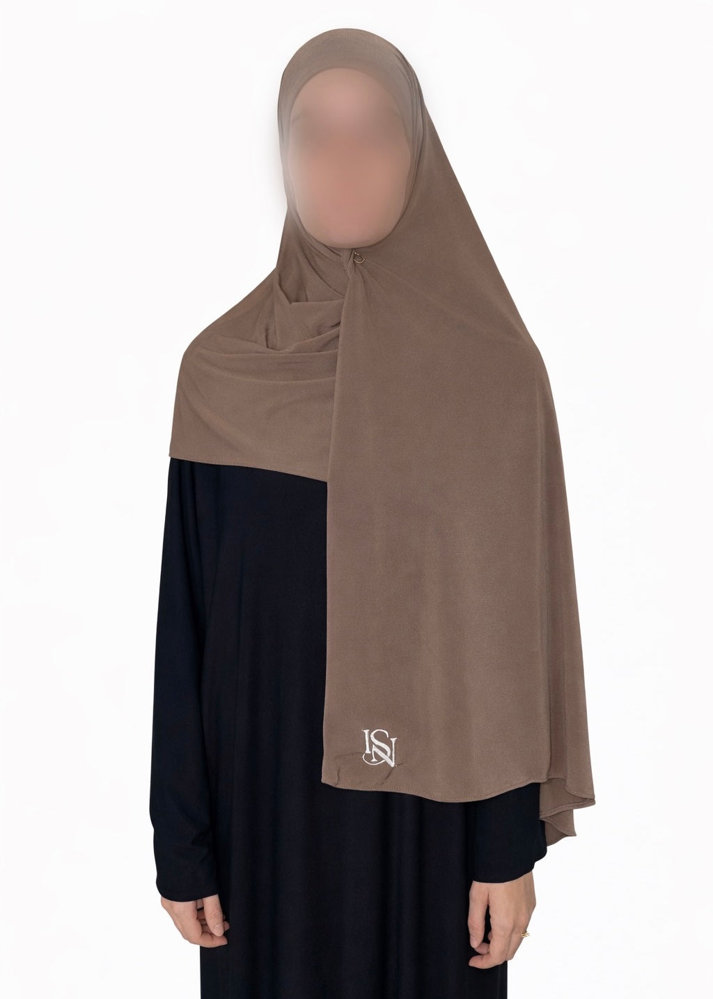 Hijab jersey premium supérieur Taupe Brown