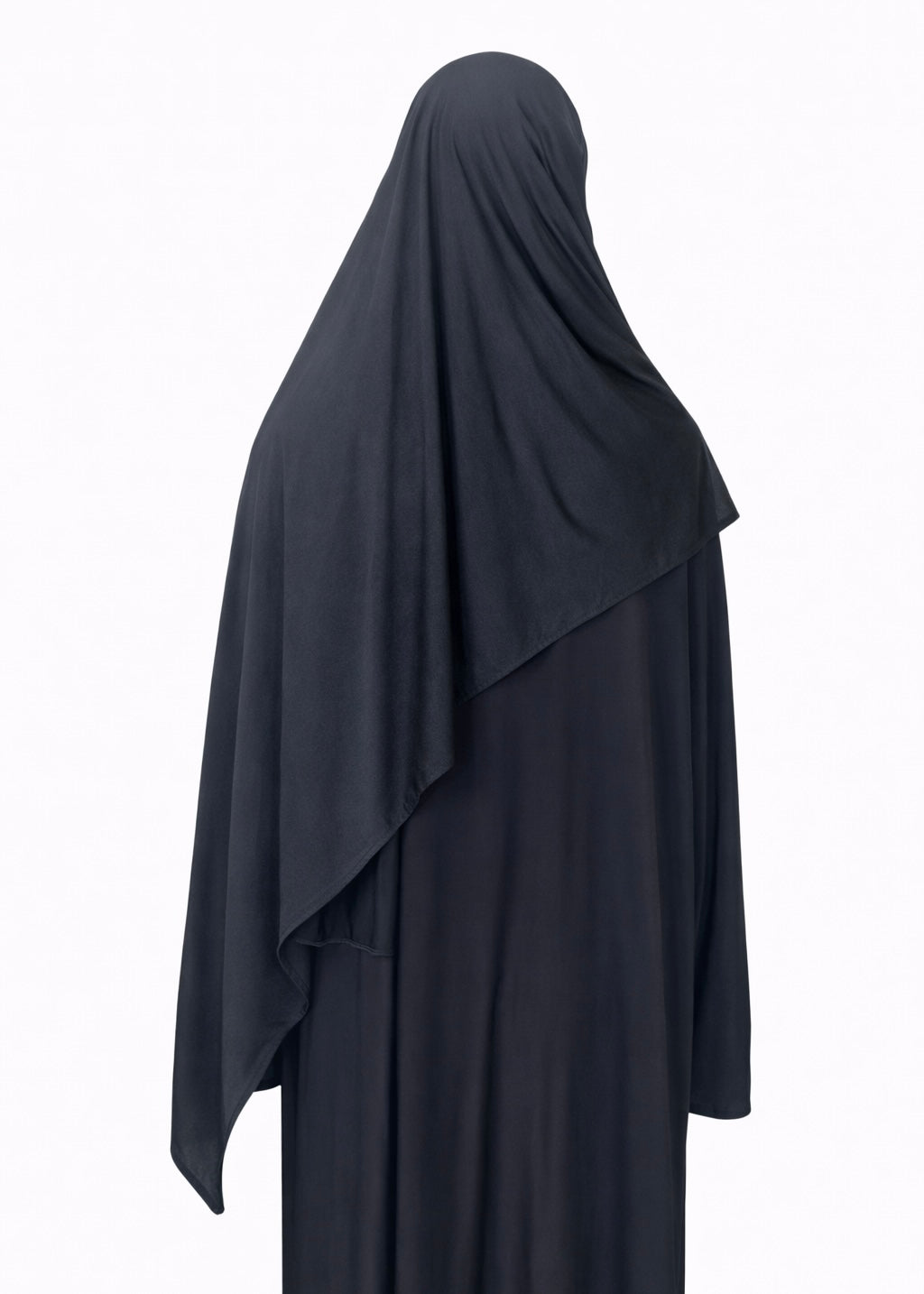 Hijab en jersey premium satiné Black