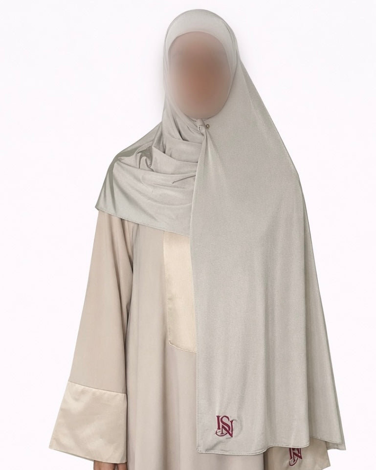 Hijab en jersey premium satiné Soft Ivory